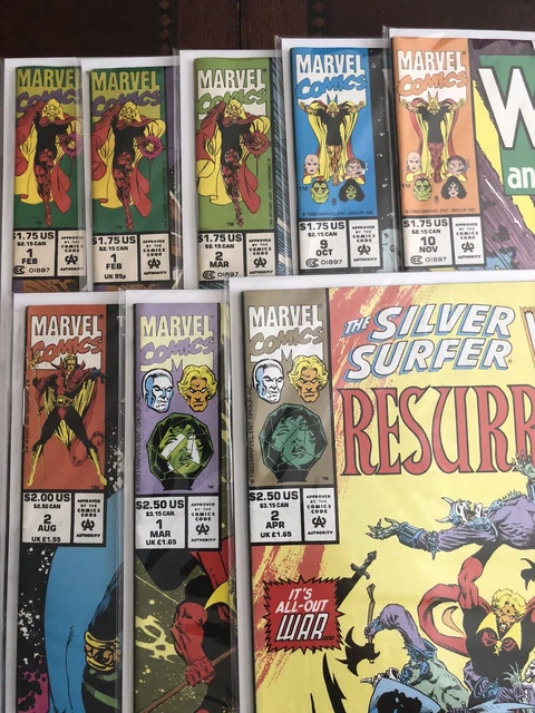 Warlock Infinity Watch Resurrection Chronicles Lot Newsstand Marvel MCU GOTG