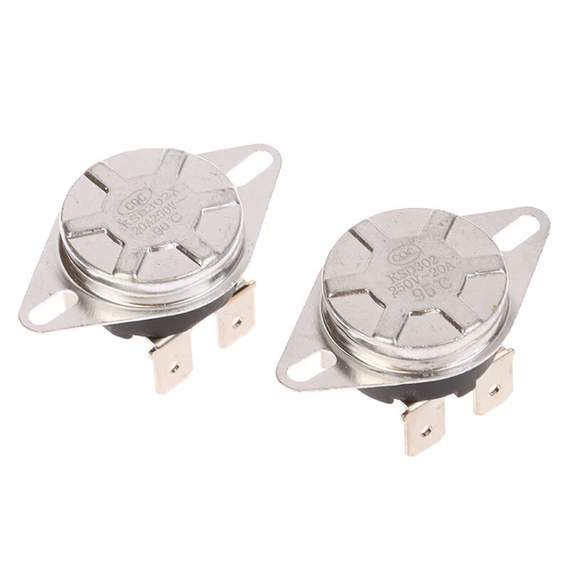 KSD302X 20A250V ELECTRIC Water Heater Reset Thermostat Switch 80/85/90