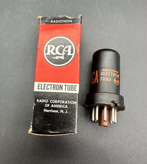 Vintage RCA Electronic Electron Tube 6SJ7 Y Radiotron AS IS UNTESTED