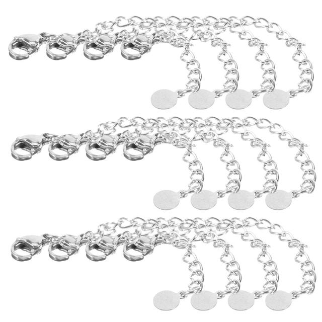 20pz Collana Bracciale Estensore Catene Fai Da Te Bracciale Gioielli Estensione Catene