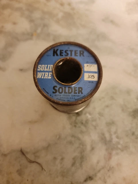 Vintage Kester Alloy #955 solder .125   Made In USA