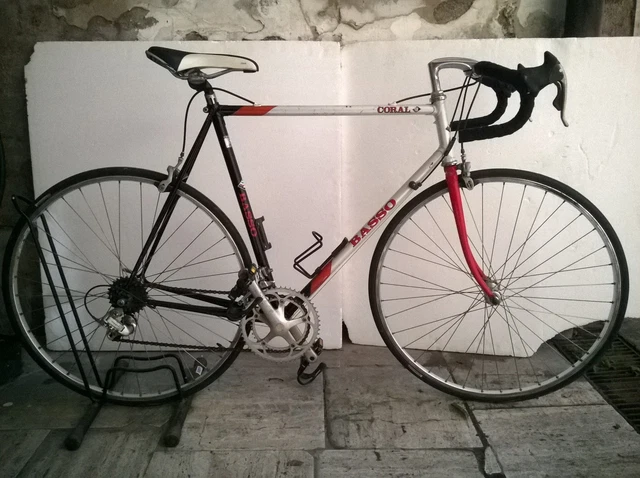 BICI CORSA BASSO coral campagnolo- no bianchi colnago de rosa