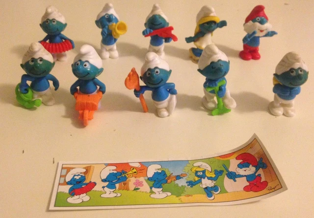 Collection Complète Des 12 Schtroumpfs Burger King 2025 - Figurines Neuves Sous Blister