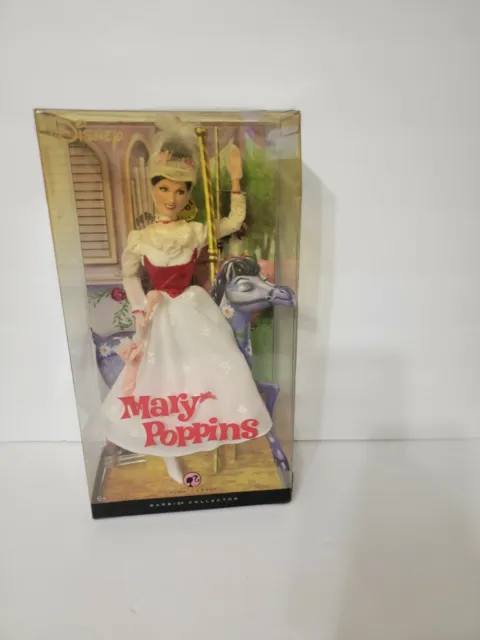 ✳ JULIE ANDREWS as MARY POPPINS on Carousel Barbie Doll Mattel