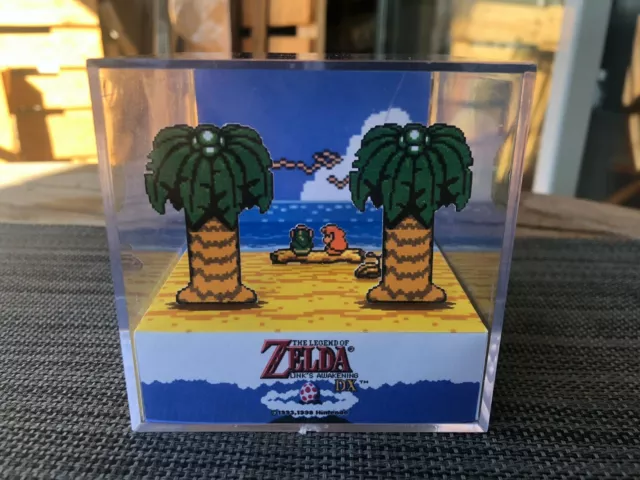 Diorama Cube Zelda Link's Awakening