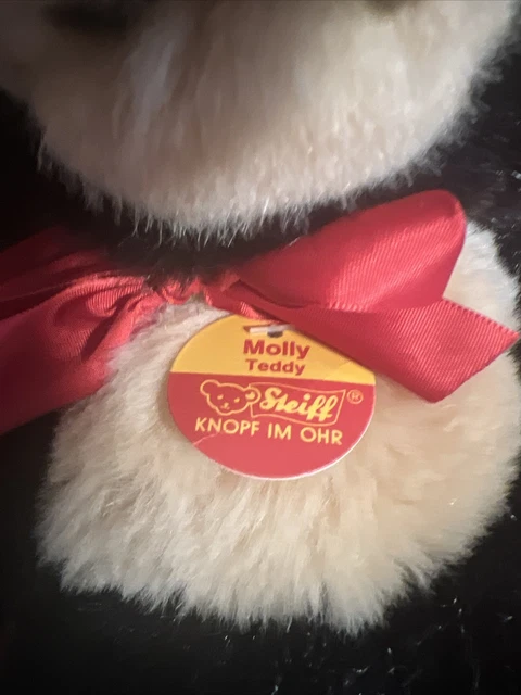 Vintage STEIFF  ‘Molly Teddy’ Bear Still With Tags..Made In Germany 38CM
