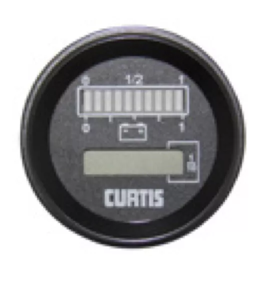 Curtis contaore, indicatore di scarica batteria, 12 V per transpallet, carrello elevatore a timone