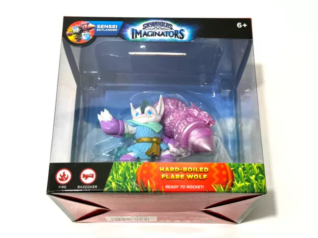 Skylanders Imaginators Sensei Figurine Hard-Boiled Flare Wolf En Boite Neuf Mint