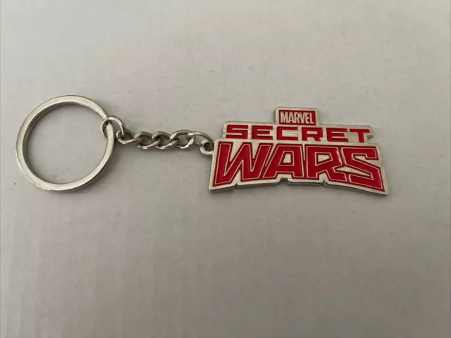 Marvel Secret Wars Logo Metal Keyring Key Chain - Superhero Movie