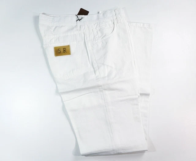 Jean De Luxe Stefano Ricci - Taille 34 (US) / 50 (EU) - Coton élasthanne - Neuf Avec étiquettes - Modèle RJ1008