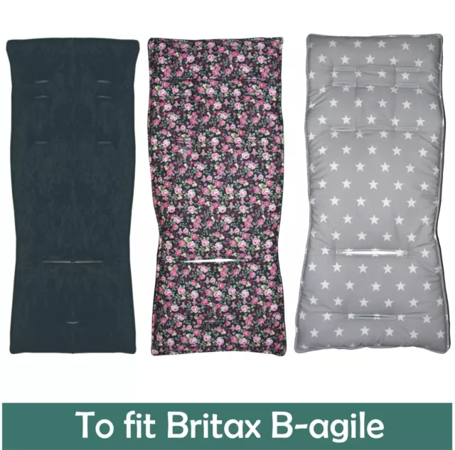 Seat Liners to fit Britax b-Agile pushchairs by Jillyraff - Free Post