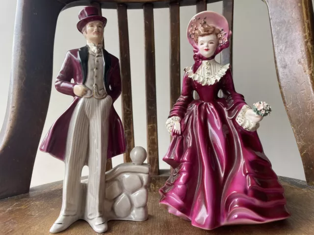 florence ceramics pasadena figurines Rhett And Claudia