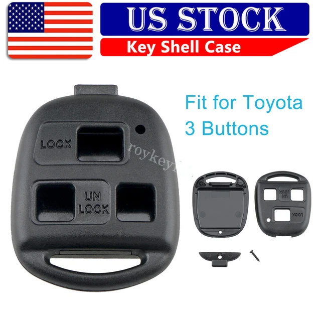 Smart Remote Car Key Fob Shell Case 3 Button for 2004 2005 2006 2007 Lexus ES330