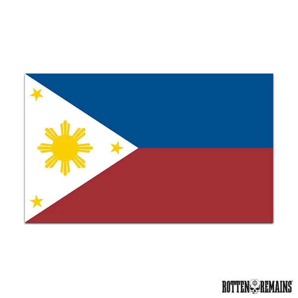 Philippines Flag Decal Filipino Car Bumper Window Vinyl Sticker b2g