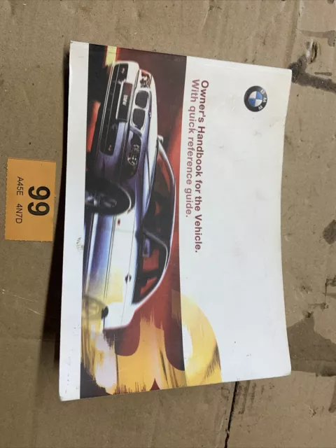 Bmw 3 Series E46 2000-2003 Handbook/ Manual