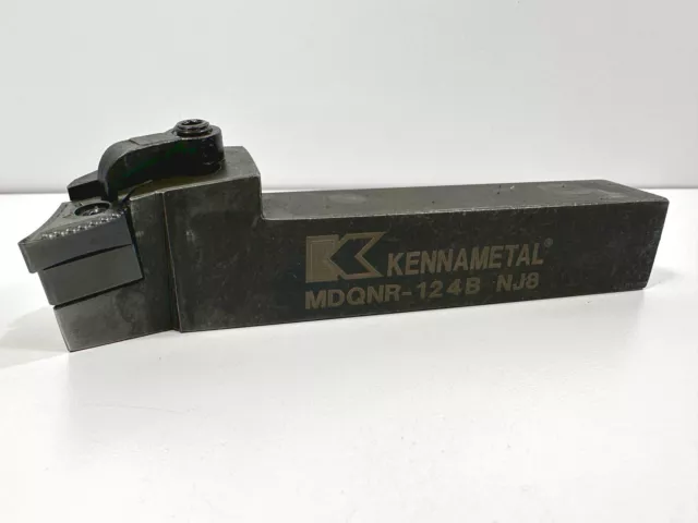 KENNAMETAL MDQNR-124B NJ8 Used Lathe Tool Holder 3/4" Shank 1pc