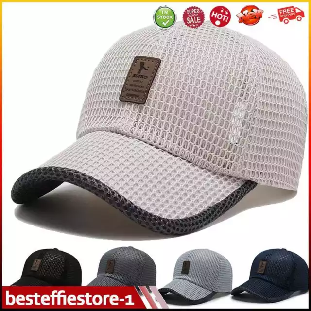 Damen Herren Mesh Baseball Cap Basecap Trucker Kappe Sport Golf Mütze Sommer Hut