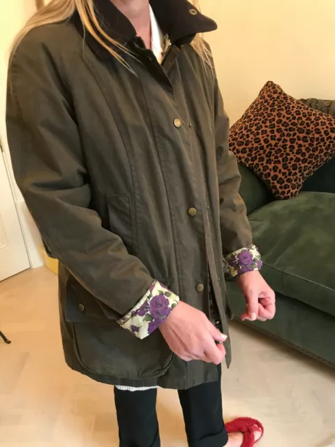 Barbour beadnell sales jacket womens purple