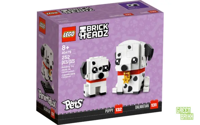 LEGO BrickHeadz (40479) Dalmatiner - NEU, OVP, EOL - International Delivery
