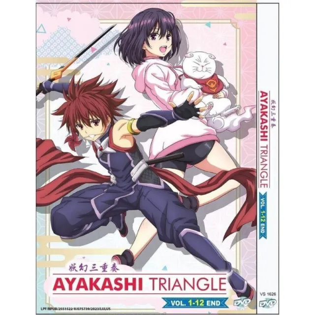 DVD Anime Ayakashi Triangle (Vol. 1-12 Fin) Sous-titre anglais, toutes les...