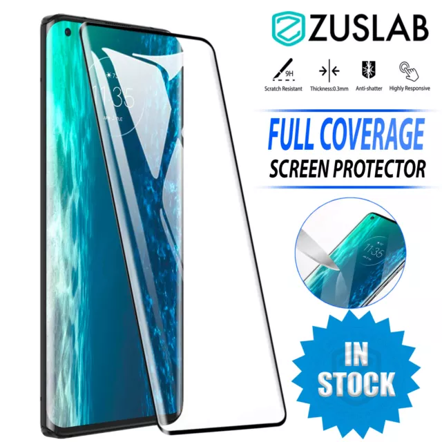 For Motorola Edge 5G ZUSLAB 3D Full Cover Tempered Glass Screen Protector