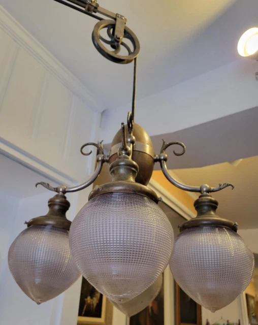 1920's Early Dentist Light Fixture Electro Dental