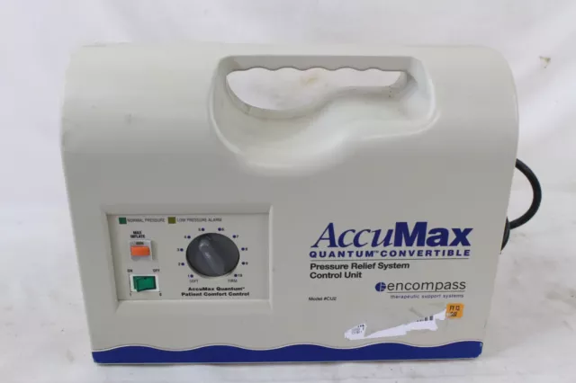 AccuMax Quantum Convertible Pressure Relief System Control Unit Pump Powers On
