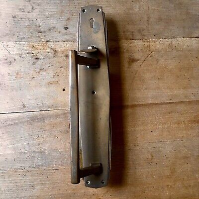 Art Deco Antique Thumb Latch Door Gate Handle Brass Antique Pull LARGE 15”