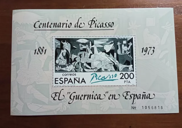 Sellos España Mnh 1981 Lote Hb El Guernica En España. Centenario De Picasso