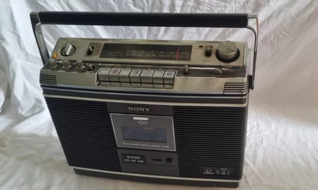 SONY CF 430 L Cassette - Corder Japan Made 70`S Vintage Boombox