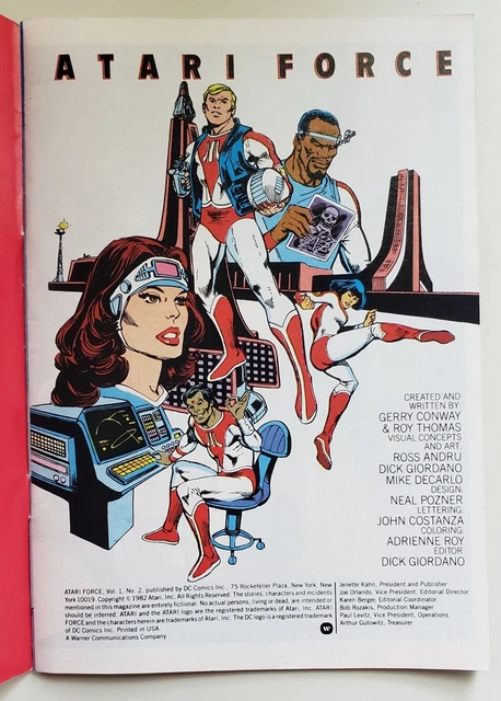 Atari 2600 Atari Force # 2 DC Comics Mini Comic Book (Vintage 1982) Gerry Conway 2
