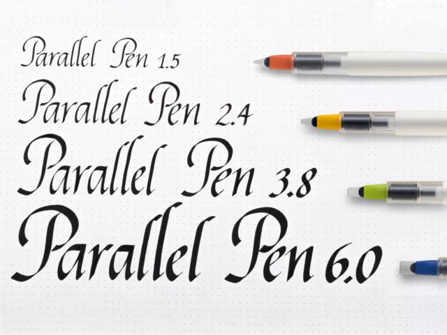 Pilot Kalligrafie-Füllhalter-Füller Parallel Pen oder Ersatzpatronen Varianten