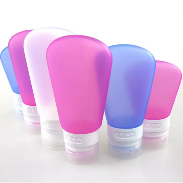 Refillable Multi Compact Convenient Silicone Travel Bottles Set 37ml (1.25oz)