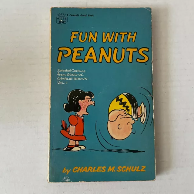 Fun with Peanuts: Charles Schulz Comics Books Paperback great Vintage Rare 1968