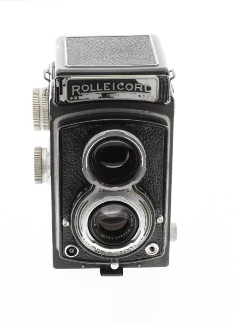 Rollei Rolleicord II numéro 1124449 avec Xenar 3.5 75 mm