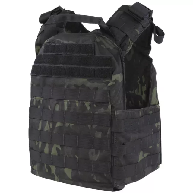 Condor Cyclone Plattenträger Militärische Taktische MOLLE D-Ringe MultiCam Black