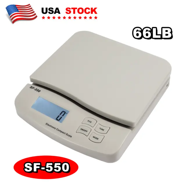V4 Weight Digital Postal Shipping Scale 66 LB x 0.1 OZ Postage Kitchen Counting