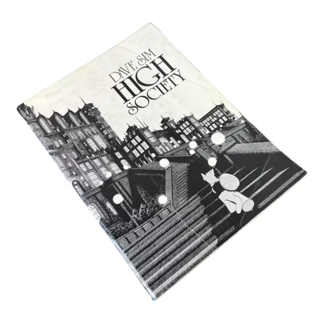 Dave Sim High Society First Printing 1986 Paperback Book Comic