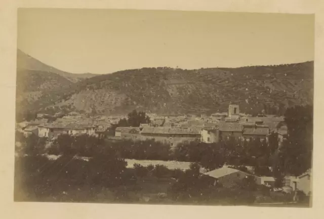 France, Buis les Baronnies Vintage albumen print  Tirage albuminé  11x16