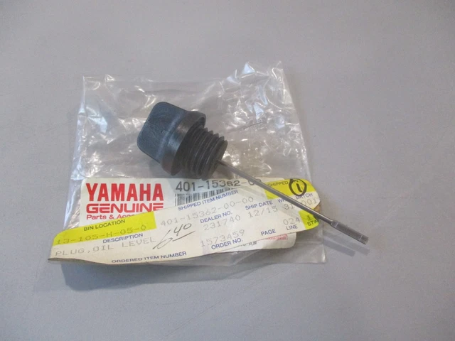 NOS YAMAHA OEM Oil Level Plug 74-79 DT175 74-75 YZ125 MX125 MX175 401 ...