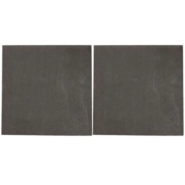 2pcs High Carbon Graphite Sheet 100×100×2mm Electrode Plate Anode Panel
