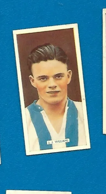 1930er Jahre Zigarettenkarte - J.J.Williams von Huddersfield Town FC von Carreras