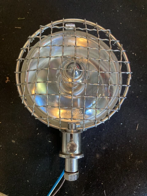 lucas SFT576 LR576 Spot Lamp Driving Lamp -close to NOS Cond. w/ NOS Stoneguard