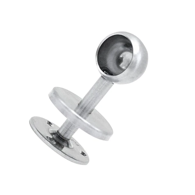 3 pcs placard pôle douille support de tige tringle à rideau rideau de douche 2