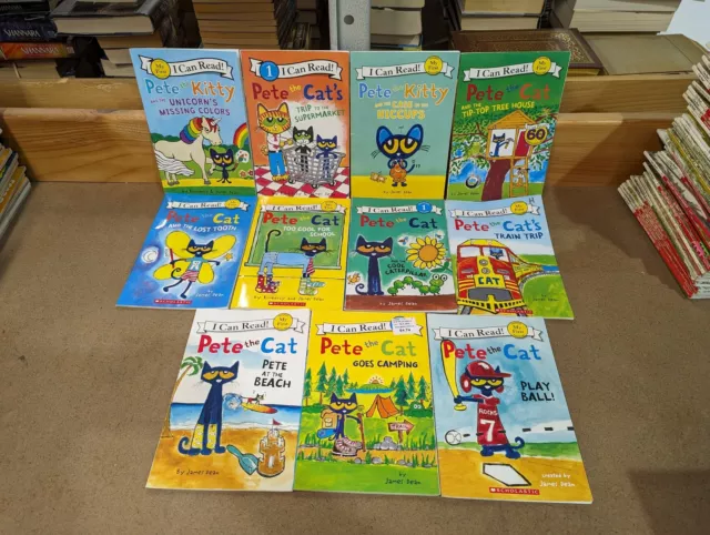 Pete the Cat I Can Read Lot of 11 Books by James Dean