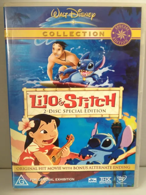 Walt Disney~Lilo & Stitch~2 Disc Dvd Special Edition~Original + Alternate Ending