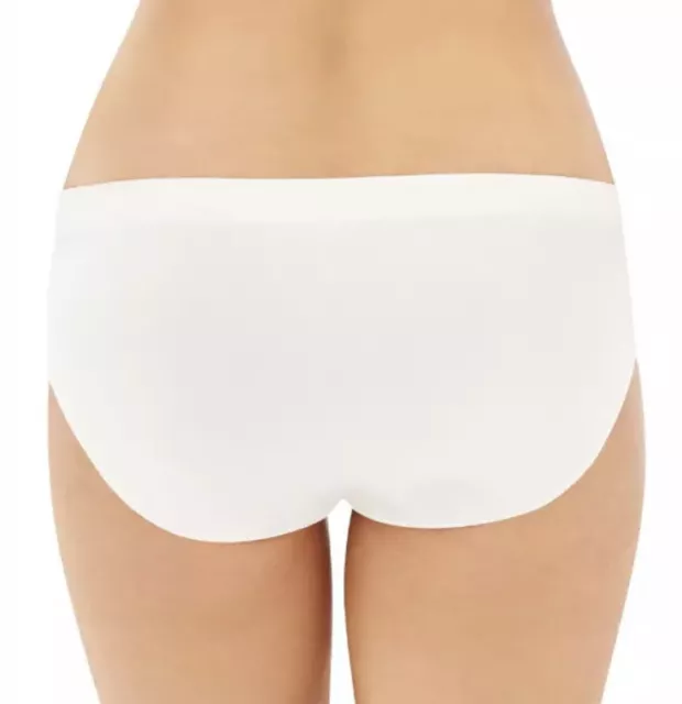 New Bali 1-Smooth-U All-Around-Smoothing Hi-Cut Panty White-Pointelle 2362 2