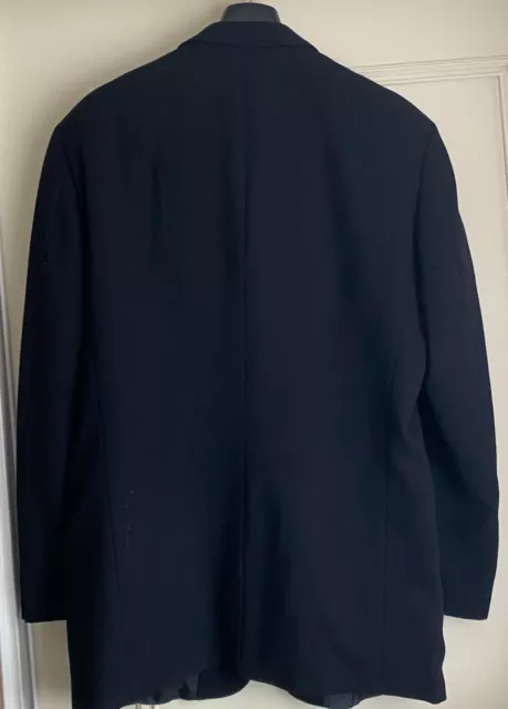 HUGO BOSS LONG Black Jacket Natural Stretch New Wool (42L Usa) $31.40 ...