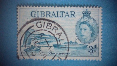 1923-10 centesimi Usato Blu Sottile AMMIRAGLIO Bagnato Stampa sg253 Giorgio V Canada FRANCOBOLLI 