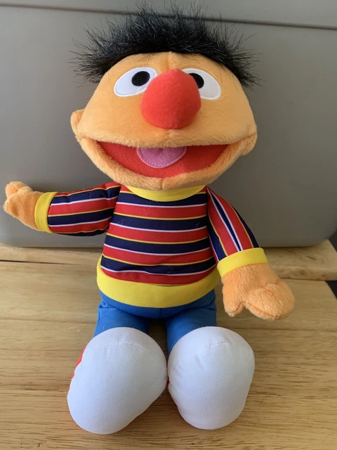 Fisher Price Sesame Street Ernie Plush 11" 2010 Stuffed Animal Toy